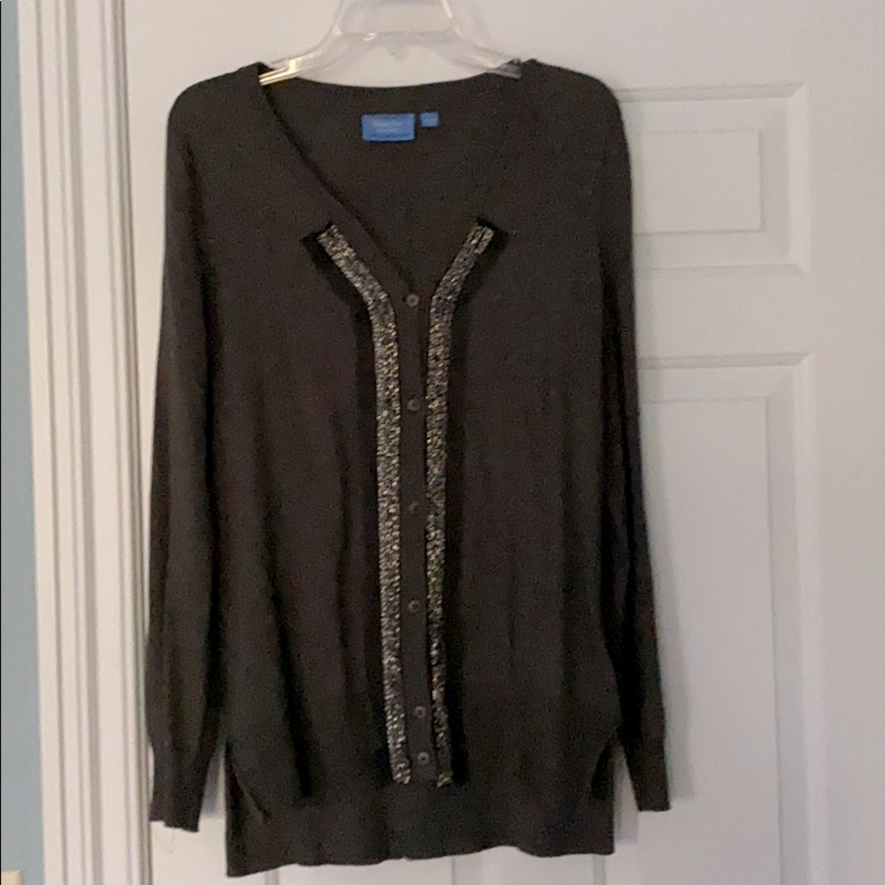 Very pretty cardigan with beadwork and lace